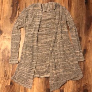 Long Beige Cardigan
